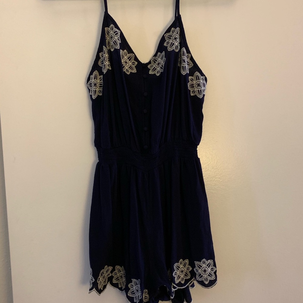 dark blue romper - Picture 1 of 3